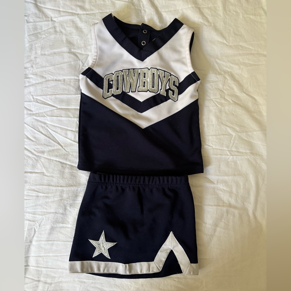 Original Cowboys toddler outfit with apron 3T